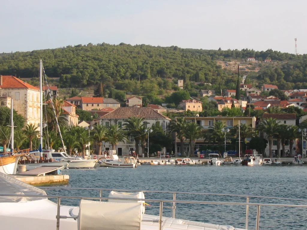 port en mer adriatique en croatie